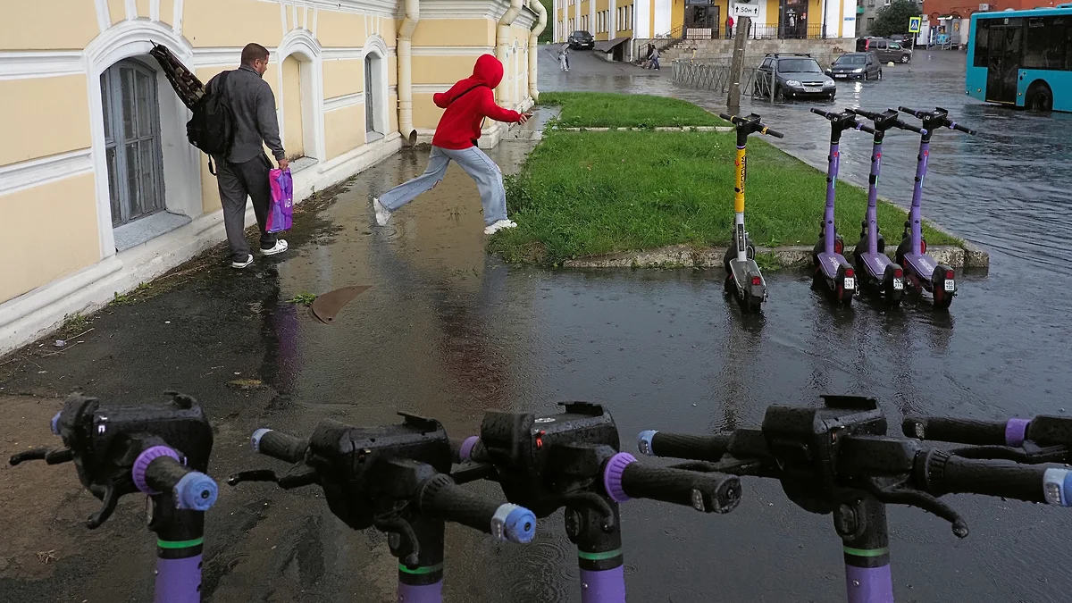 Дождь 1 сентября оказался рекордным для Красноярска