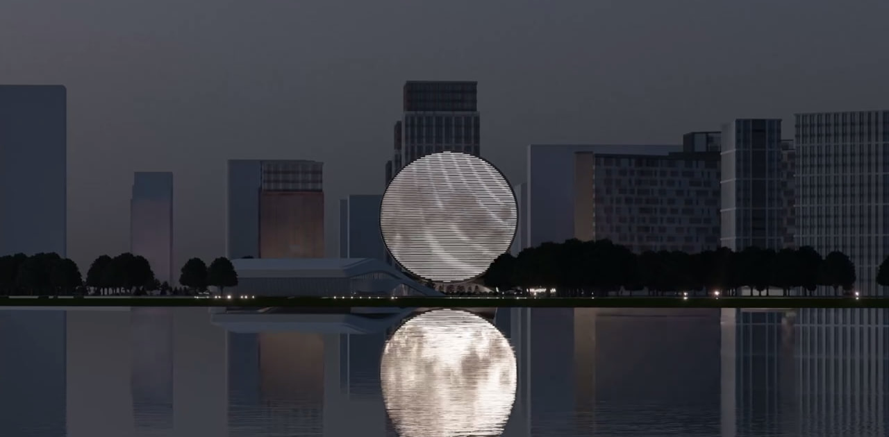 В Казани может быть построено офисное здание в виде лунного диска