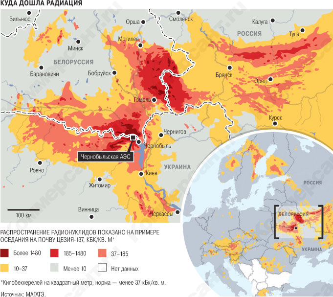 Куда дошла радиация