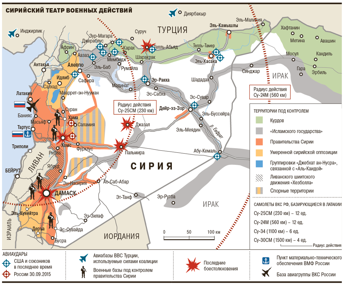 Карта боевой операции на сегодня