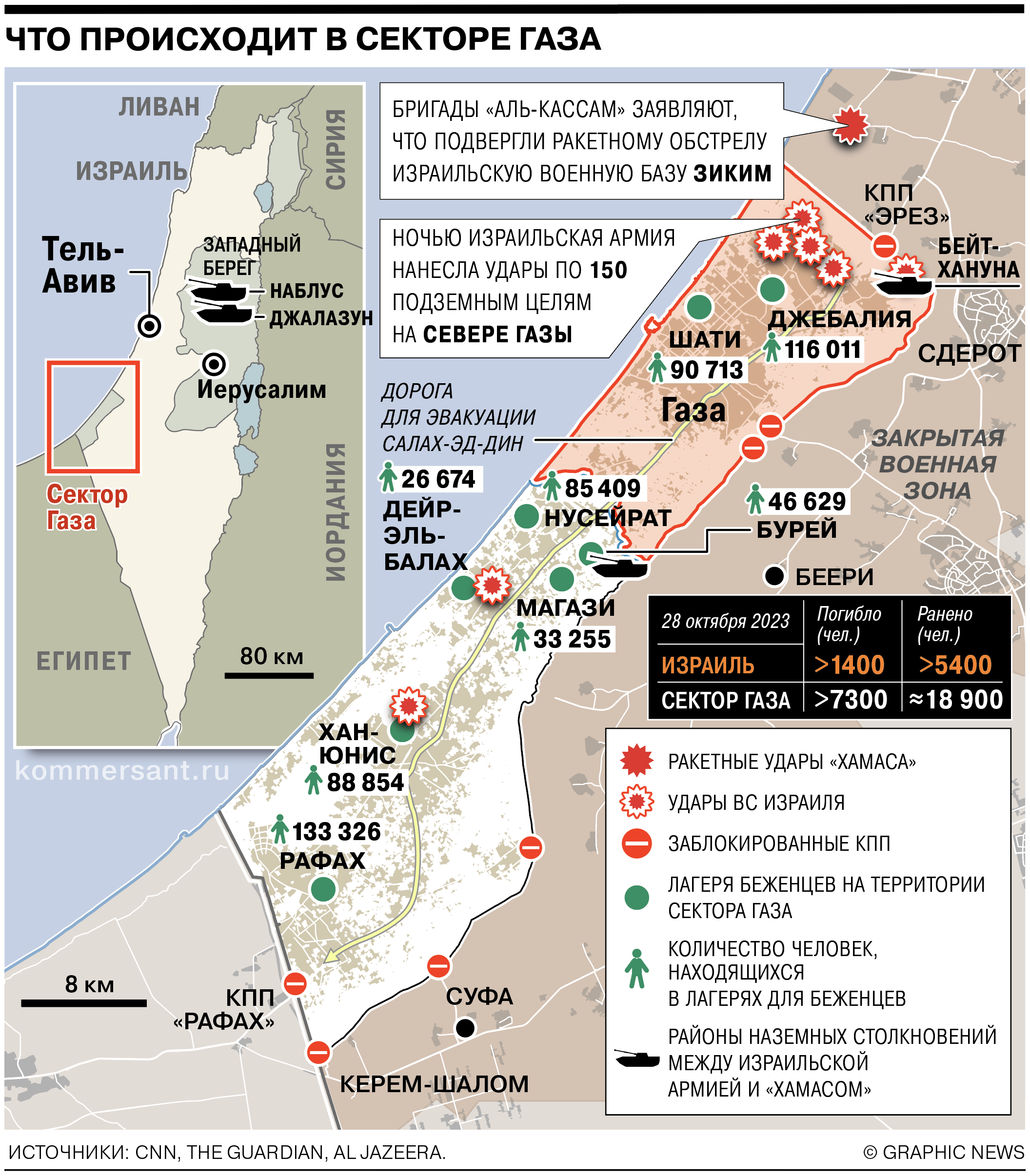 Что происходило в Израиле. Главное и карта - Коммерсантъ