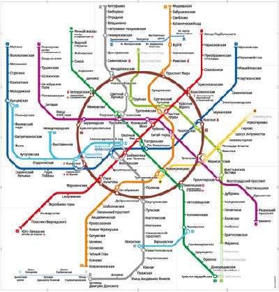 Карта метро © Студия Артемия Лебедева, 2011