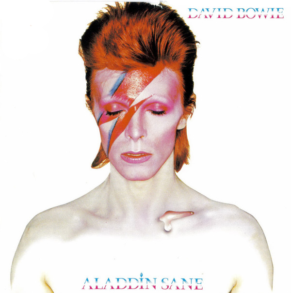 Обложка альбома Дэвида Боуи «Aladdin Sane», 1973 год