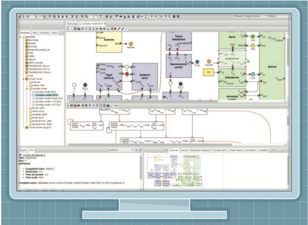 Веб-интерфейс программного комплекса BioUML для моделирования сложных биологических систем