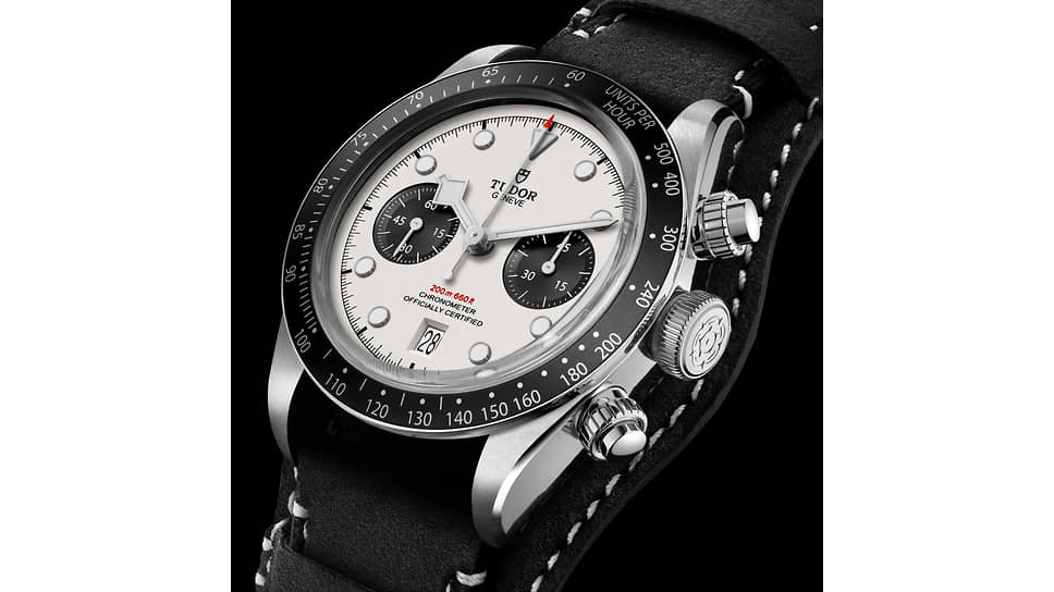 Tudor Black Bay Chrono, хронограф, сталь, автоматический подзавод, дата