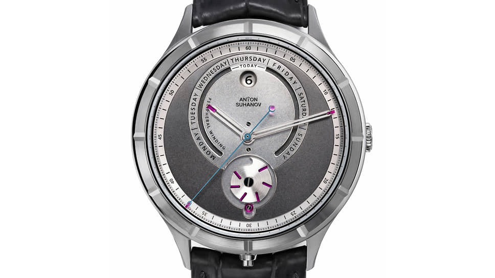 Anton Suhanov «Хронотоп» с корпусом из стали с рубинами и калибром Su200.10 с автоподзаводом, 33 экземпляра