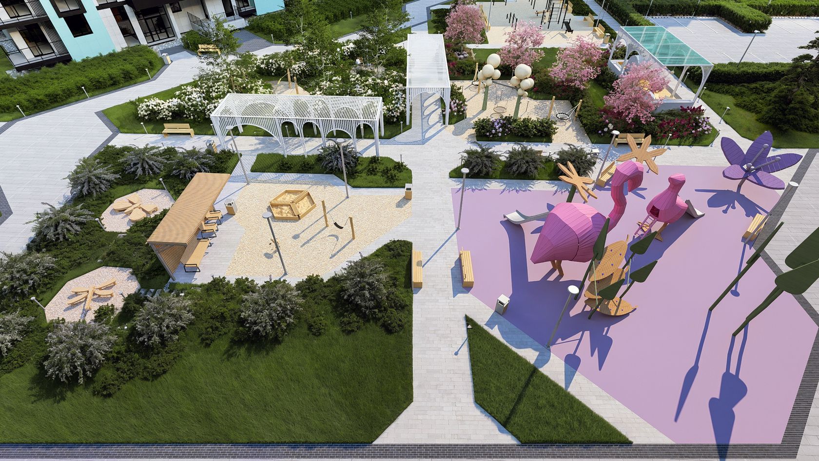На фото: клубная резиденция Botanica Hills