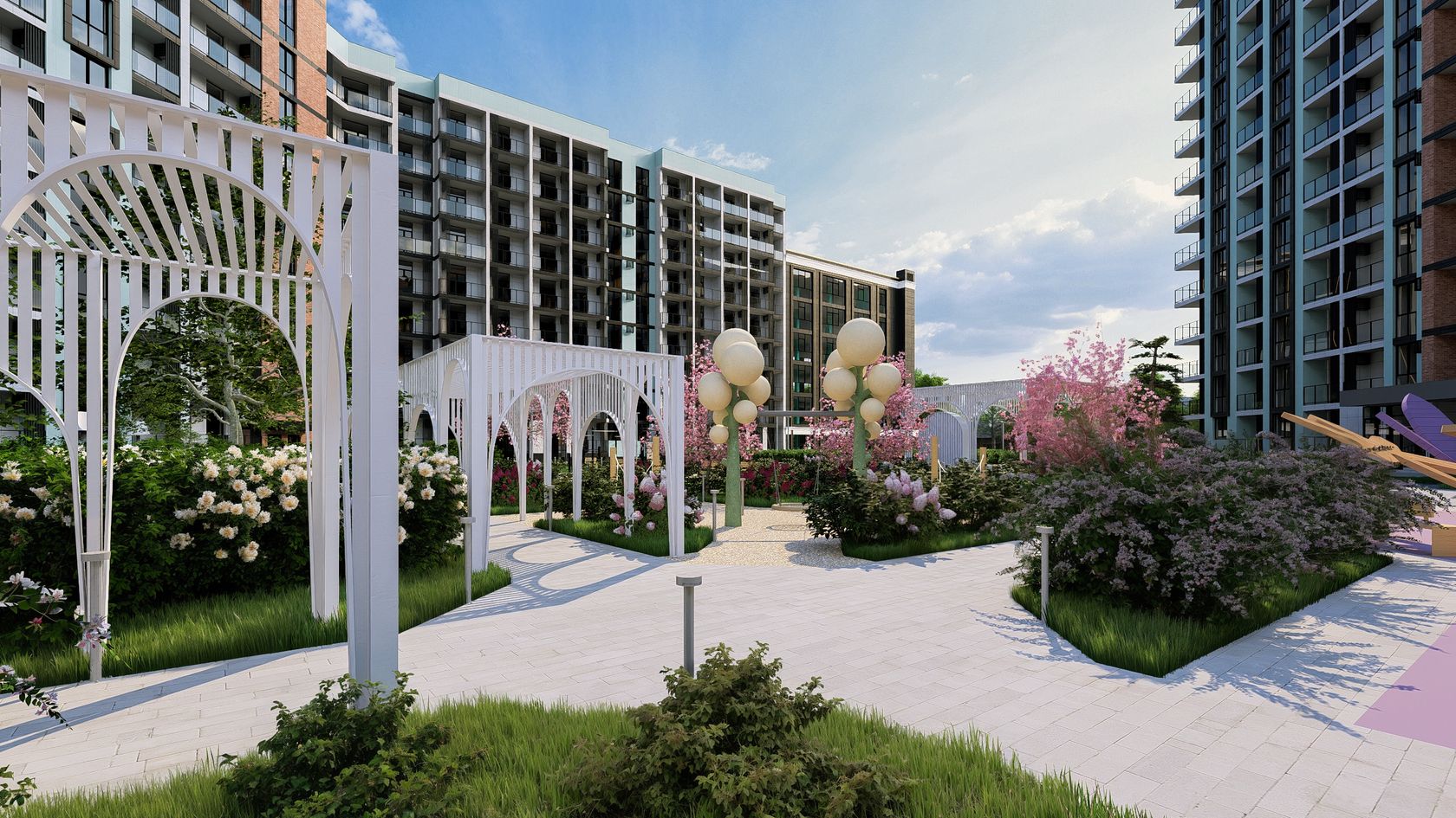 На фото: клубная резиденция Botanica Hills