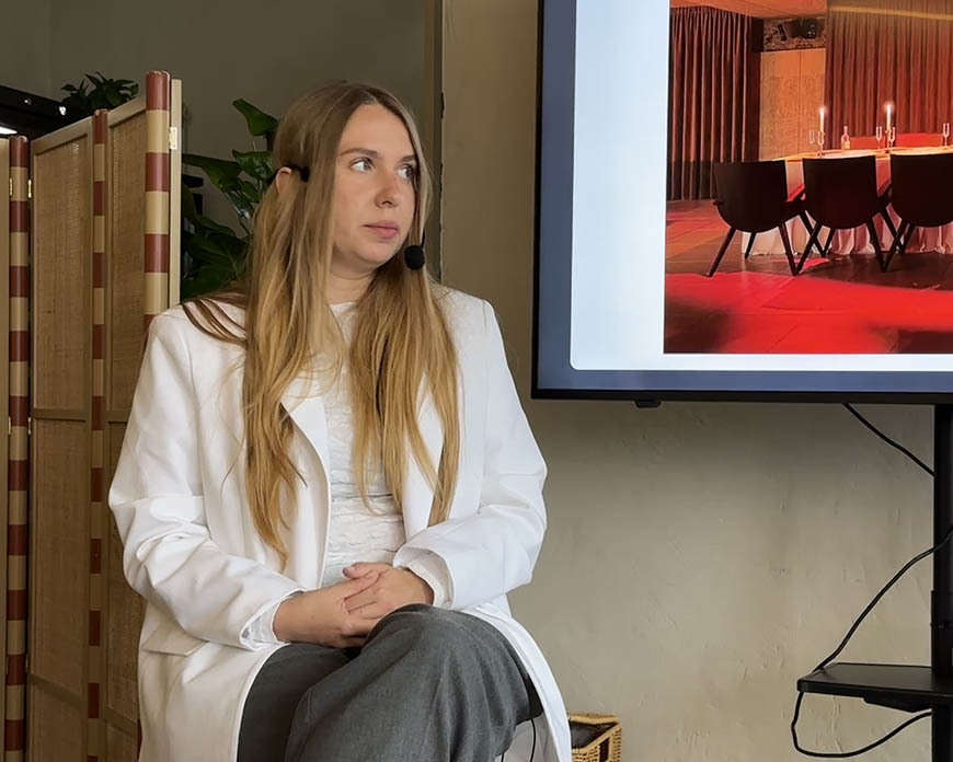 Гостья бизнес-завтрака Грета Зубко