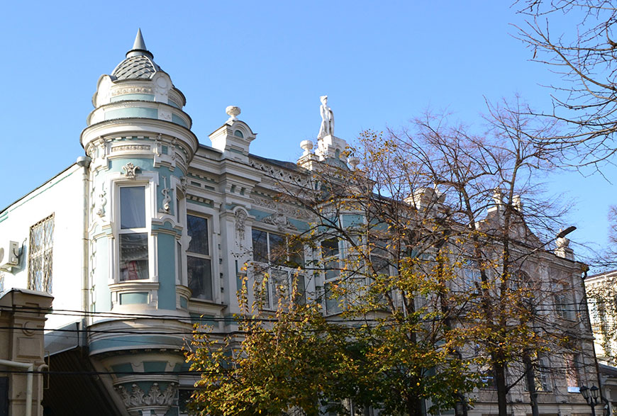 Дом купцов Поляковых построили в Екатеринодаре в 1909 году