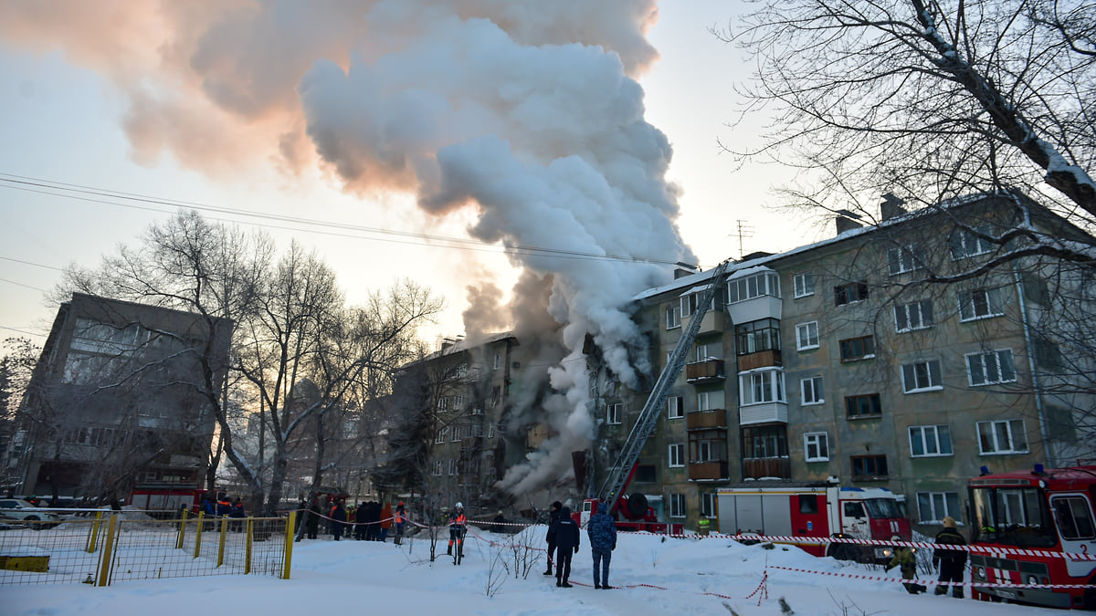 Взрыв газа снес полдома – Коммерсантъ Красноярск