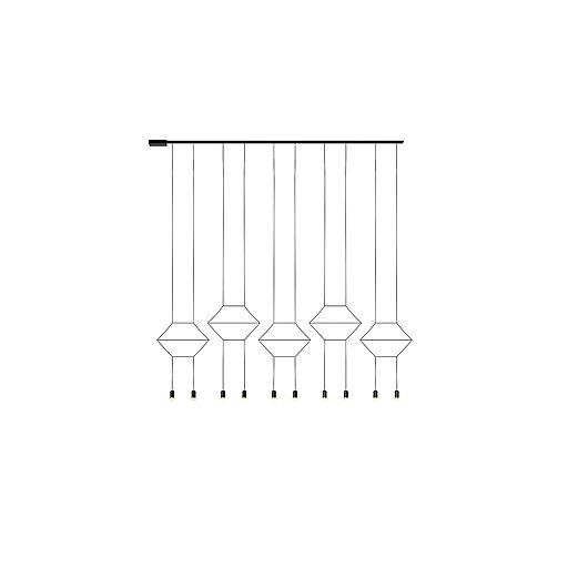 Потолочный светильник Wireflow, Vibia, 
www.luminator.ru 