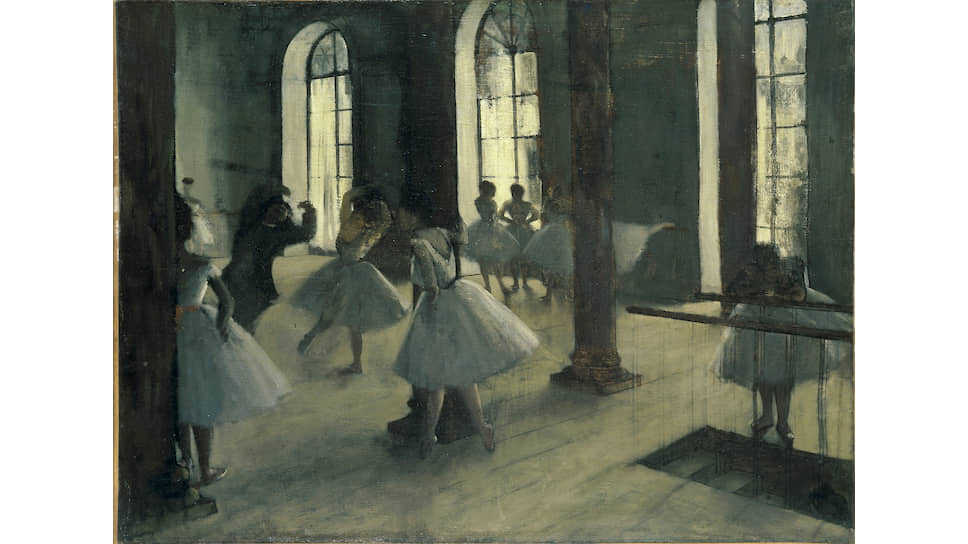 «Репетиция в Foyer de la danse», около 1870–1872