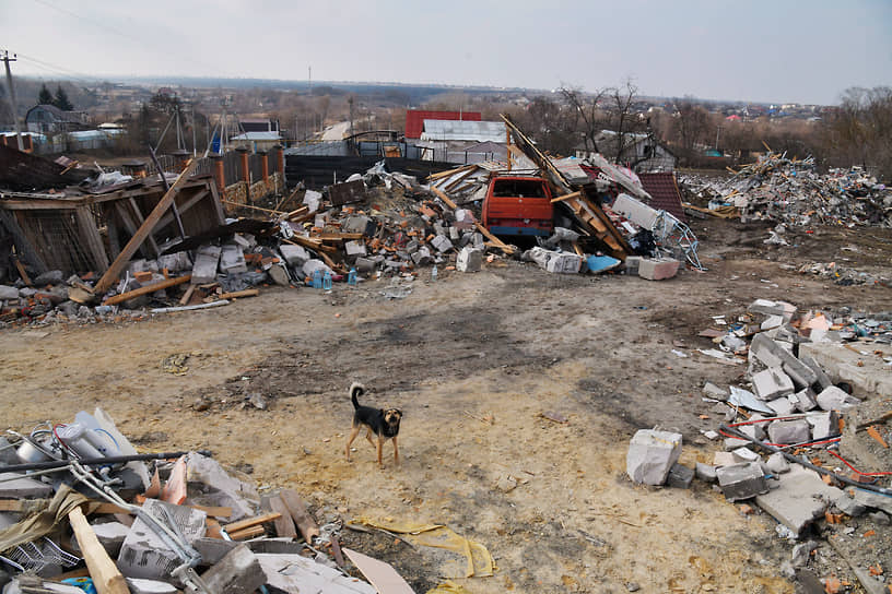 Последствия обстрелов Белгородской области