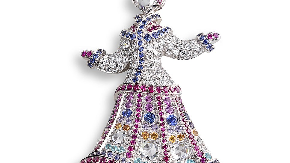 Брошь из коллекции Faberge, 2011 год
Lara Patineuse sur la Neva