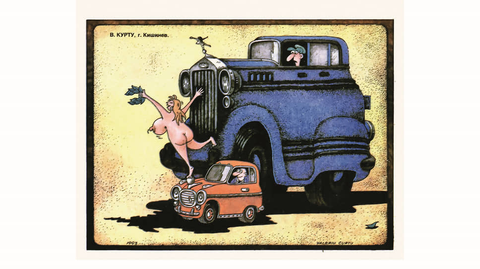 Появление дорогих иномарок вызвало волну подражательства: на «Жигули» и «Волги» стали лепить эмблемы от более престижных автомобилей. Об этом же и карикатура из «Крокодила» 1994 года, явно намекающая на Rolls-Royce