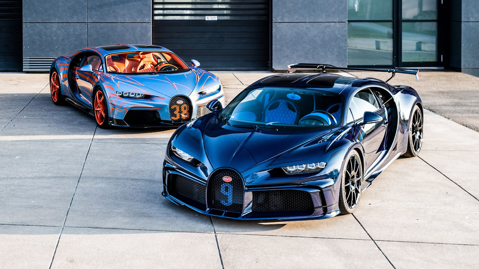 Bugatti Chiron Super Sport Vagues de Lumiere и Bugatti Chiron Pur Sport Vagues de Lumiere