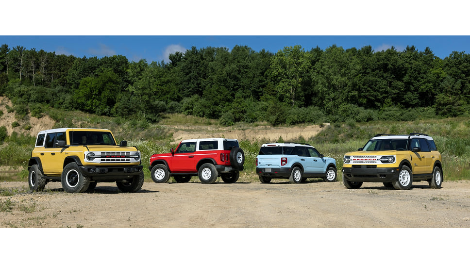 Ford Bronco Heritage Limited Edition и Ford Bronco Sport Heritage Edition