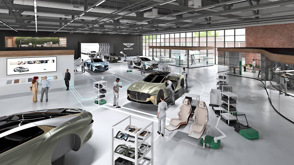 Предполагается, что так будут выглядеть цеха Bentley Dream Factory