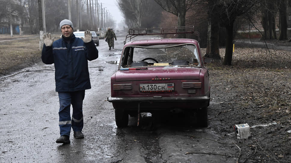 Дорога в Горловке