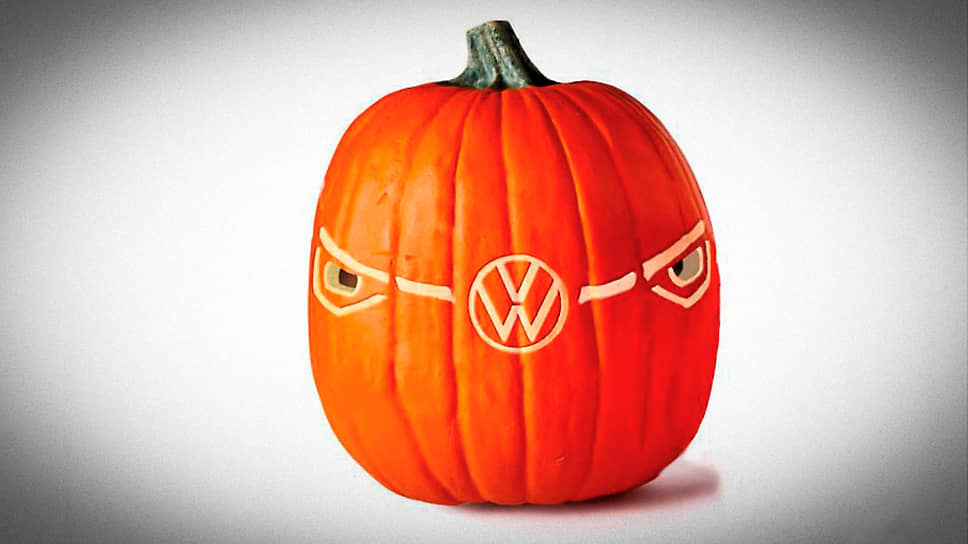 Volkswagen подготовил для своих клиентов три тыквенных трафарета на Хэллоуин, дав им названия своих моделей — Beetle, ID.4 и ID. Buzz