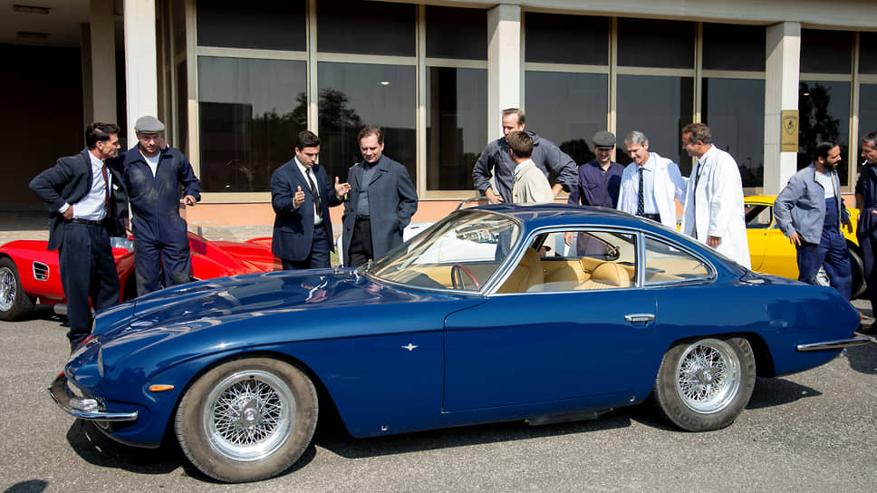 Первый серийный автомобиль Lamborghini 350 GT на тестах