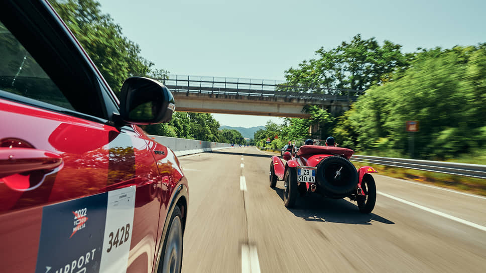 Июнь 2022. Alfa Romeo принимает участие в 40-й гонке 1000 Miglia