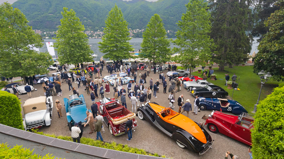 Concorso d’Eleganza Villa d’Este, вид сверху