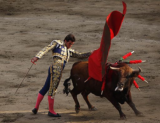 10.11.2008 Коррида на старой площади Plaza de Toros de Acho в Лиме