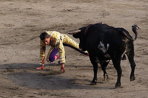 10.11.2008 Коррида на старой площади Plaza de Toros de Acho в Лиме