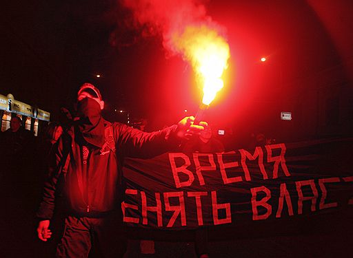 12.03.2009 В Москве и Санкт Петербурге состоялся День несогласных, в ходе которого оппозиции удалось провести несанкционированные шествия