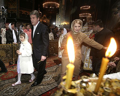 19.04.09 Православные христиане отметили праздник Воскресения Христова. Украина