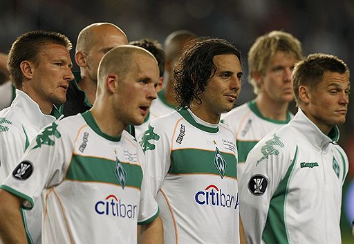 20.05.2009 В финальной встрече за кубок UEFA команда донецкого &quot;Шахтера&quot; обыграла немецкий &quot;Вердер&quot; со счетом 2:1. Игроки &quot;Вердера&quot;