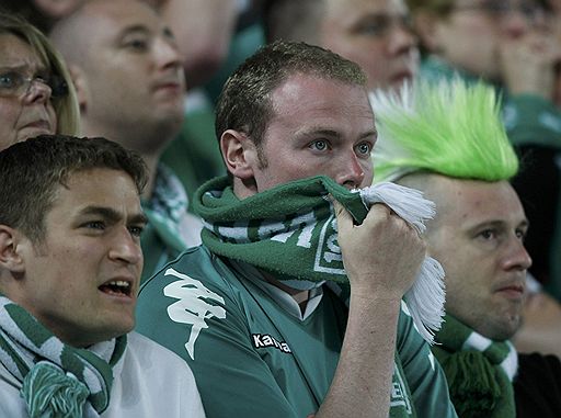 20.05.2009 В финальной встрече за кубок UEFA команда донецкого &quot;Шахтера&quot; обыграла немецкий &quot;Вердер&quot; со счетом 2:1. Болельщики &quot;Вердера&quot;