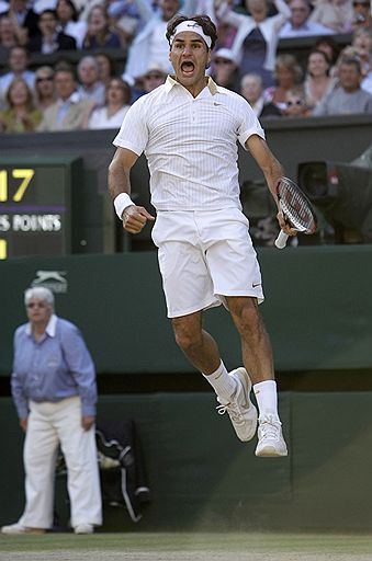 В финале Wimbledon швейцарец Роджер Федерер обыграл Энди Роддика. Женский финал завершился победой Серены Уильямс над своей старшей сестрой — Винус