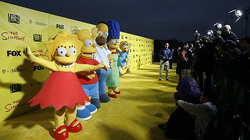 18.10.2009 В Калифорнии состоялось празднование дня рождения американского мультсериала The Simpsons. Знаменитые герои выходят в телевизионный эфир уже 20 лет