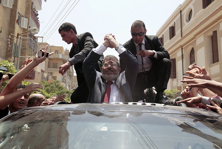 16 июня 2012 года Мохамед Мурси победил на президентских выборах в Египте