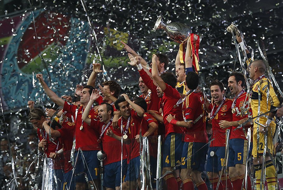 Сборная Испании победила в финале Чемпионата Европы по футболу 2012 