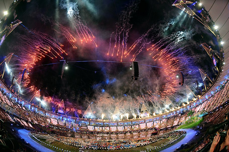 Сборная России завоевала на XXX Летних Олимпийских играх в Лондоне 82 медали, 24 из них золотые, 25 серебряных и 33 бронзовых. Фейерверк на олимпийском стадионе во время церемонии открытия