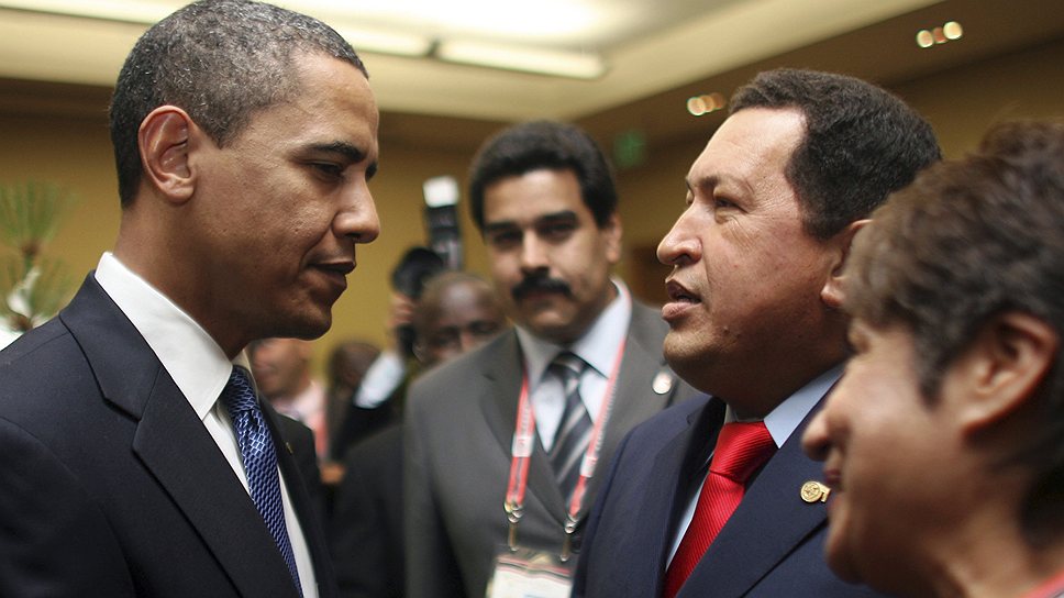 Уго Чавес был известен своим антиамериканизмом и регулярно выступал с критикой внешней и внутренней политики США. На Генассамблее ООН в 2006 году назвал президента США Джорджа Буша «дьяволом». Тем не менее, Барака Обаму в преддверии президентских выборов в США в 2012 году назвал «хорошим парнем»