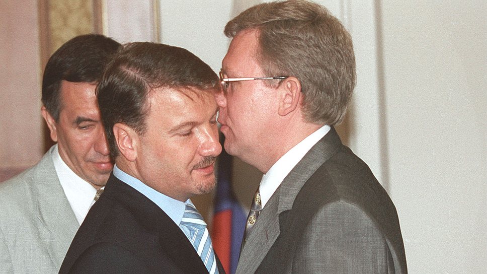 Алексей Кудрин и Герман Греф. 2002 год