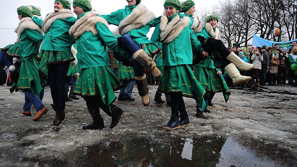 Празднование Дня святого Патрика в Москве