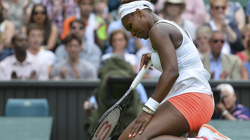 Серена Уильямс проиграла Сабине Лисицки на турнире Wimbledon