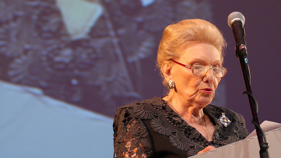 Княгиня Ольга Николаевна Куликовская-Романова, вдова племянника Николая II Тихона Куликовского-Романова. Живет в Канаде, в России занимается благотворительностью