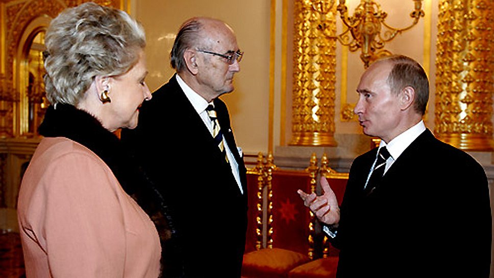 Президент России Владимир Путин и Дмитрий Романов