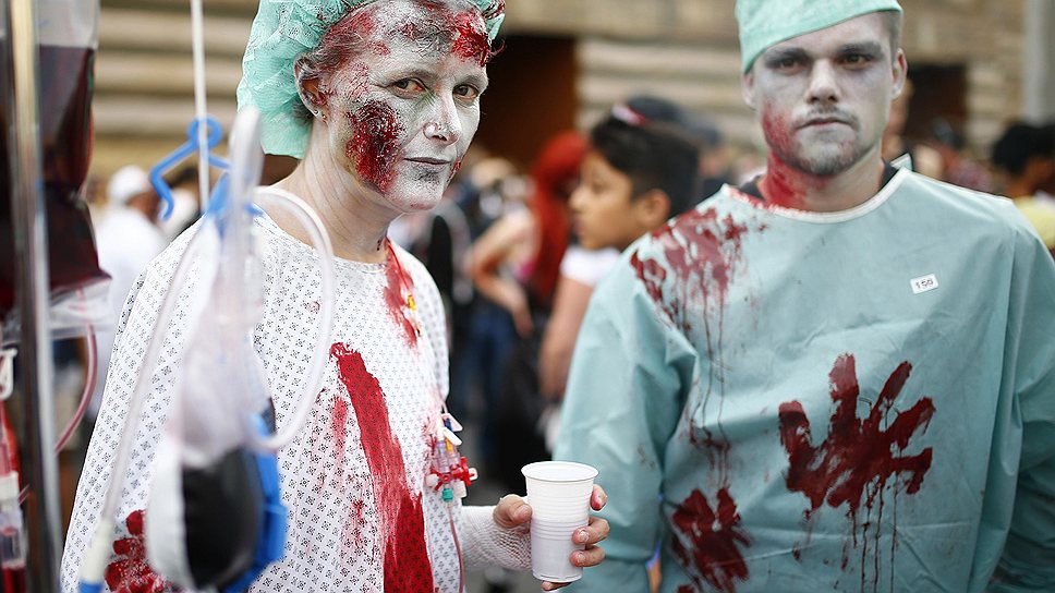 Зомби — живые мертвецы — классические персонажи фильмов ужасов и популярный образ в массовой культуре. Зомби-фестивали и зомби-прогулки периодически проводятся в разных городах по всему миру