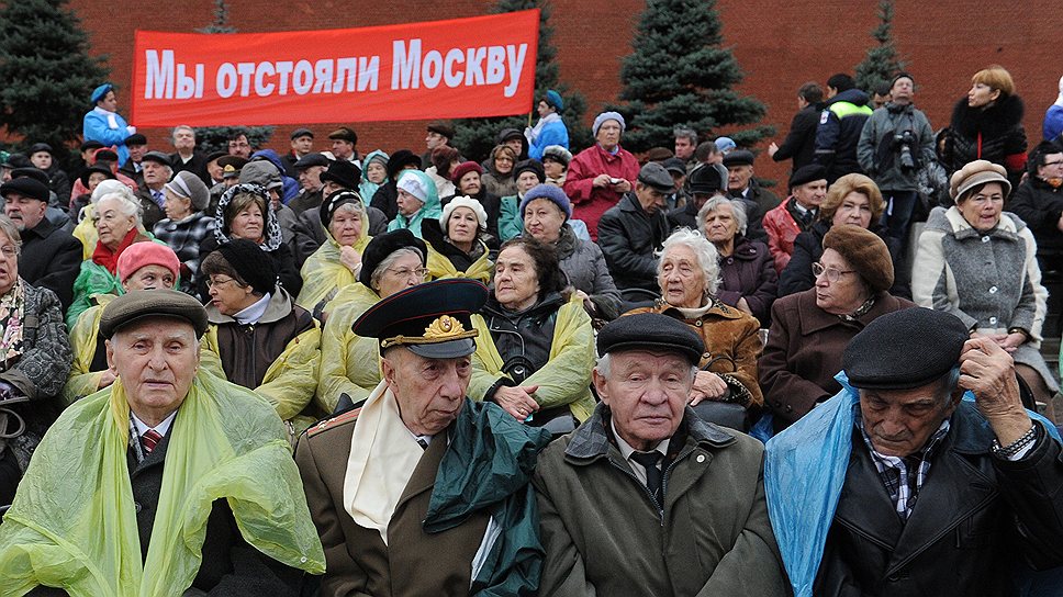 На марш были приглашены участники первого парада 1941 года