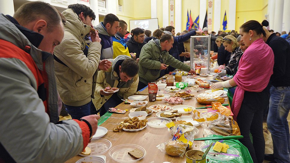 Кухня в здании Киевской городской государственной администрации 