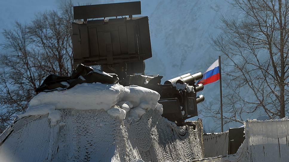 Самоходный зенитный ракетно-пушечный комплекс «Панцирь-С1» на охране воздушного пространства Сочи