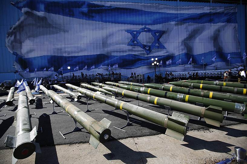 Ракеты M302, найденные на борту судна «Klos C», арестованного властями Израиля по подозрению в контрабанде оружия из Ирана в Сектор Газа